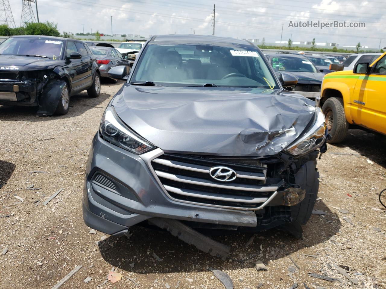 2017 Hyundai Tucson Se Gray vin: KM8J23A40HU506350