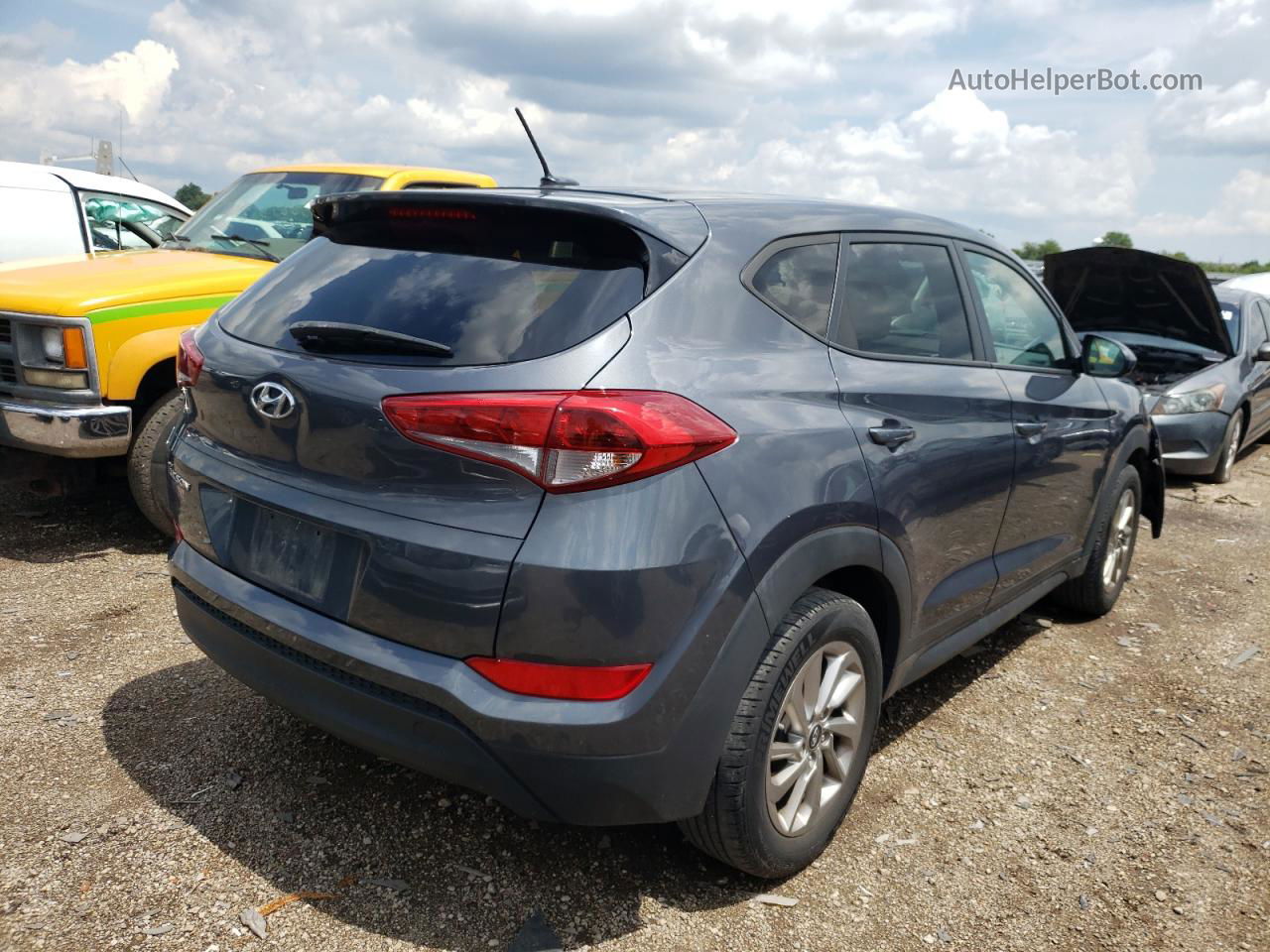 2017 Hyundai Tucson Se Серый vin: KM8J23A40HU506350