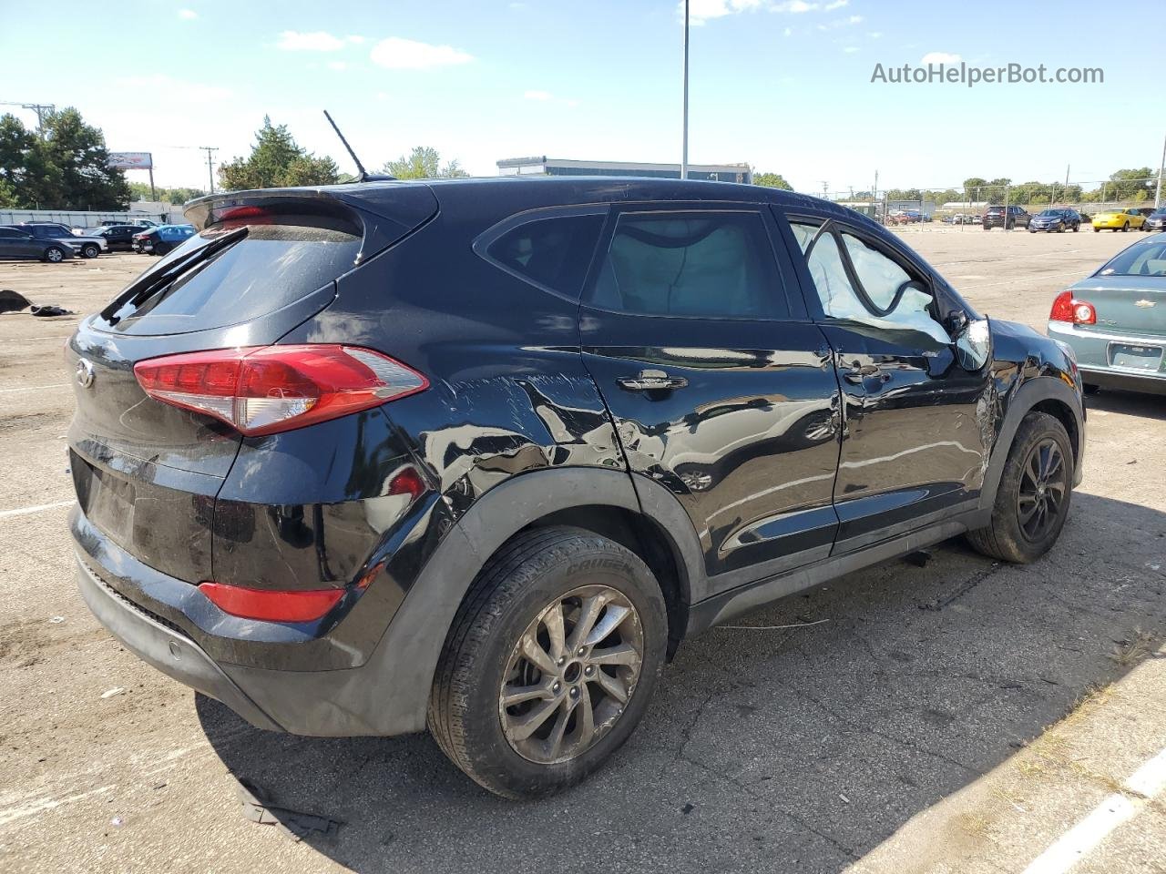 2017 Hyundai Tucson Se Black vin: KM8J23A40HU557136