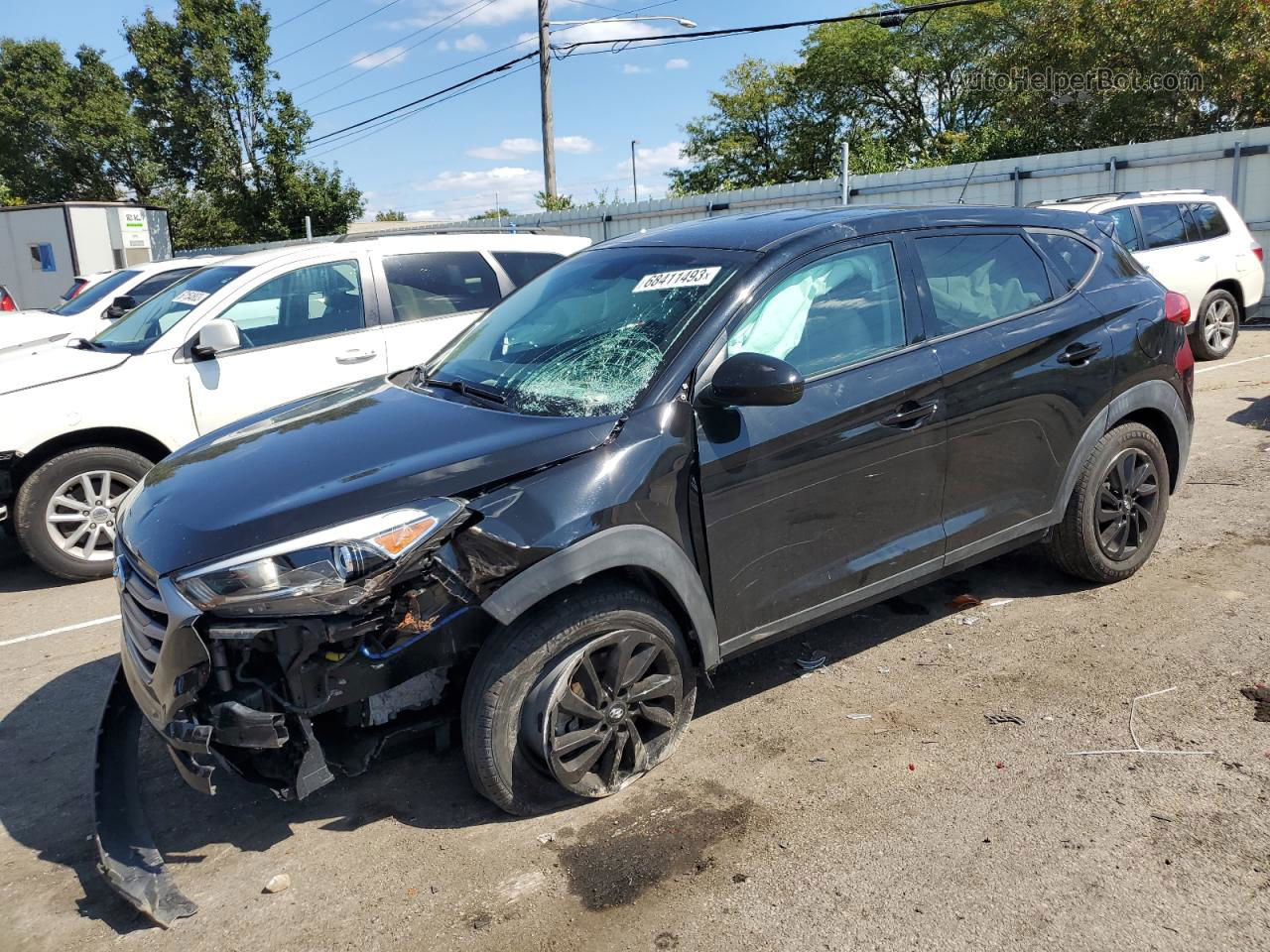 2017 Hyundai Tucson Se Черный vin: KM8J23A40HU557136