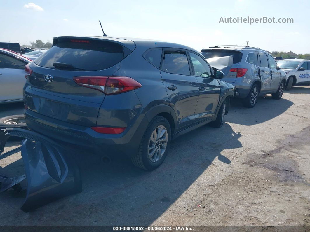 2018 Hyundai Tucson Se Blue vin: KM8J23A40JU702486