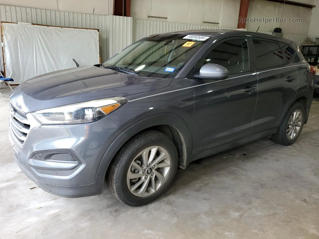 2018 Hyundai Tucson Se Gray vin: KM8J23A40JU735522