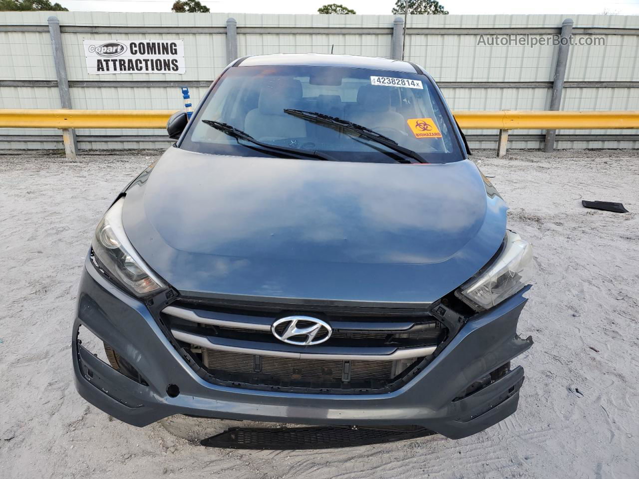 2016 Hyundai Tucson Se Серый vin: KM8J23A41GU058912