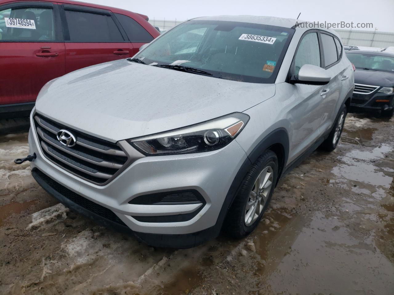 2016 Hyundai Tucson Se Серебряный vin: KM8J23A41GU211370