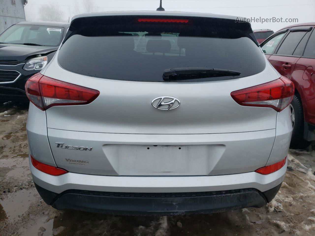 2016 Hyundai Tucson Se Серебряный vin: KM8J23A41GU211370