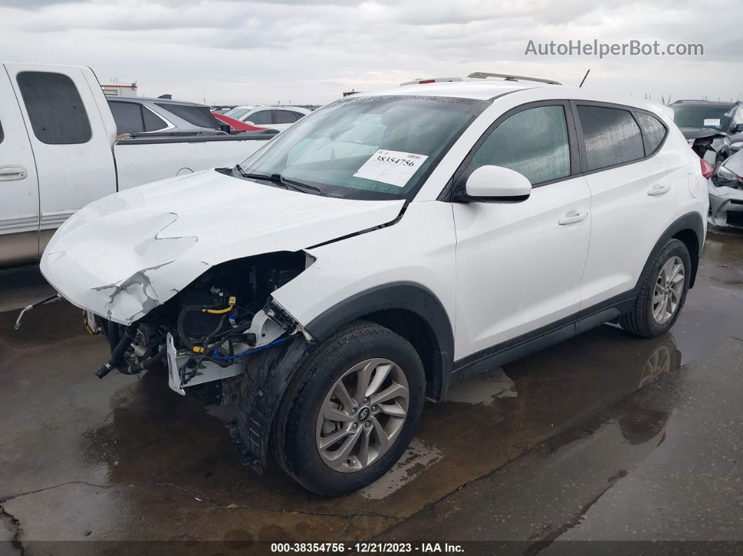 2017 Hyundai Tucson Se White vin: KM8J23A41HU329422