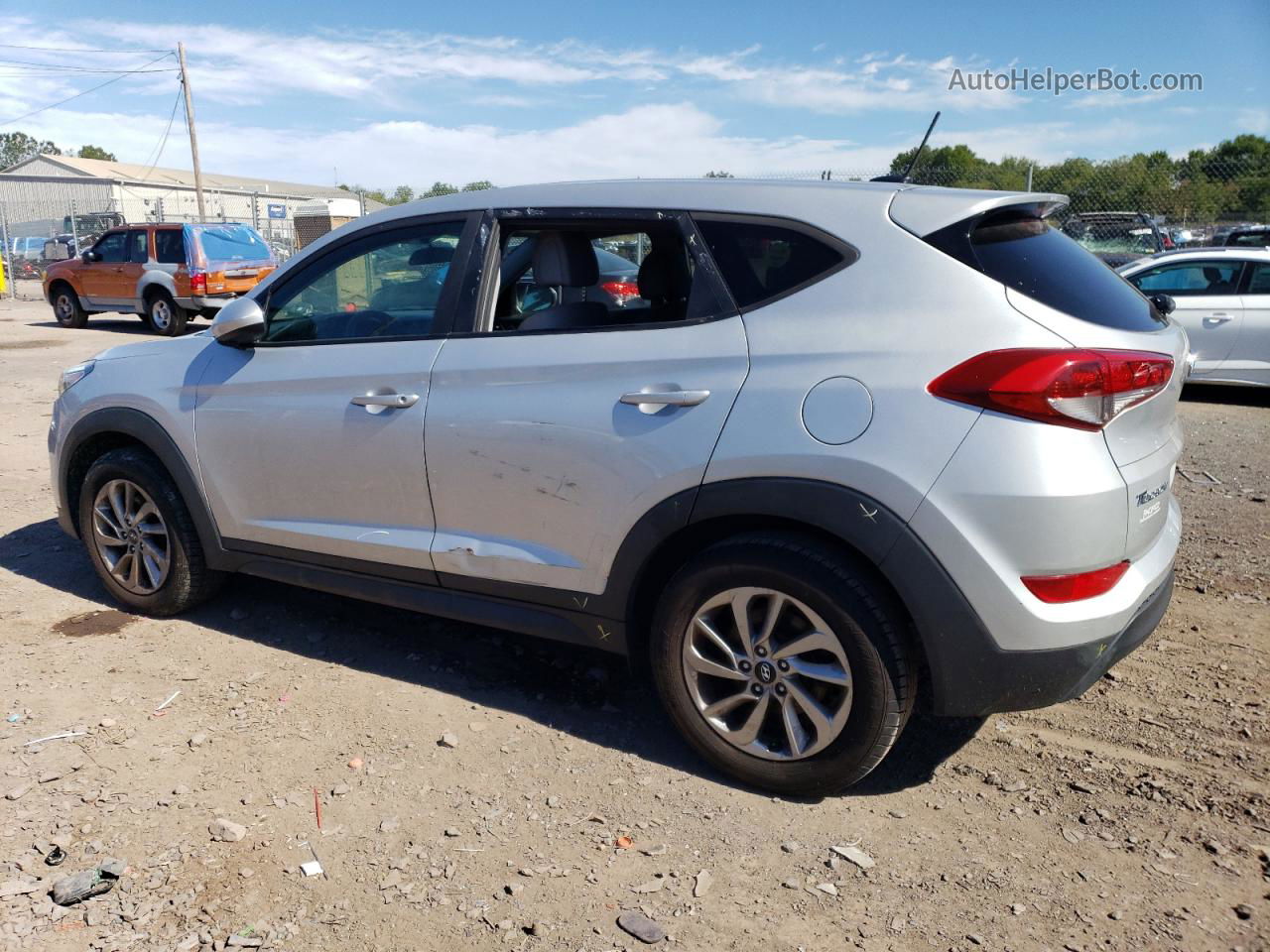 2017 Hyundai Tucson Se Silver vin: KM8J23A41HU382461