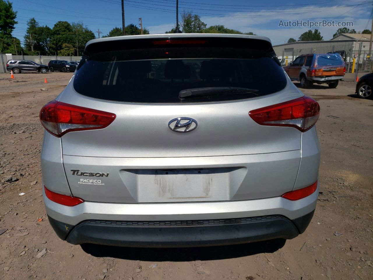 2017 Hyundai Tucson Se Silver vin: KM8J23A41HU382461