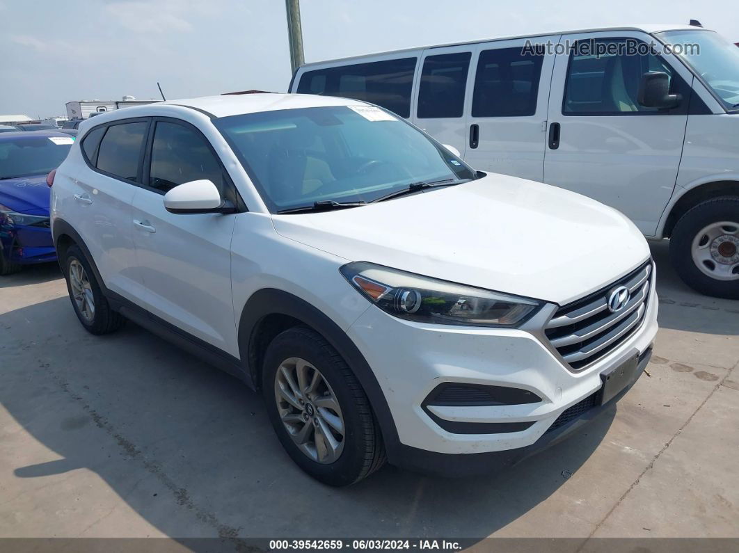 2017 Hyundai Tucson Se White vin: KM8J23A41HU462827