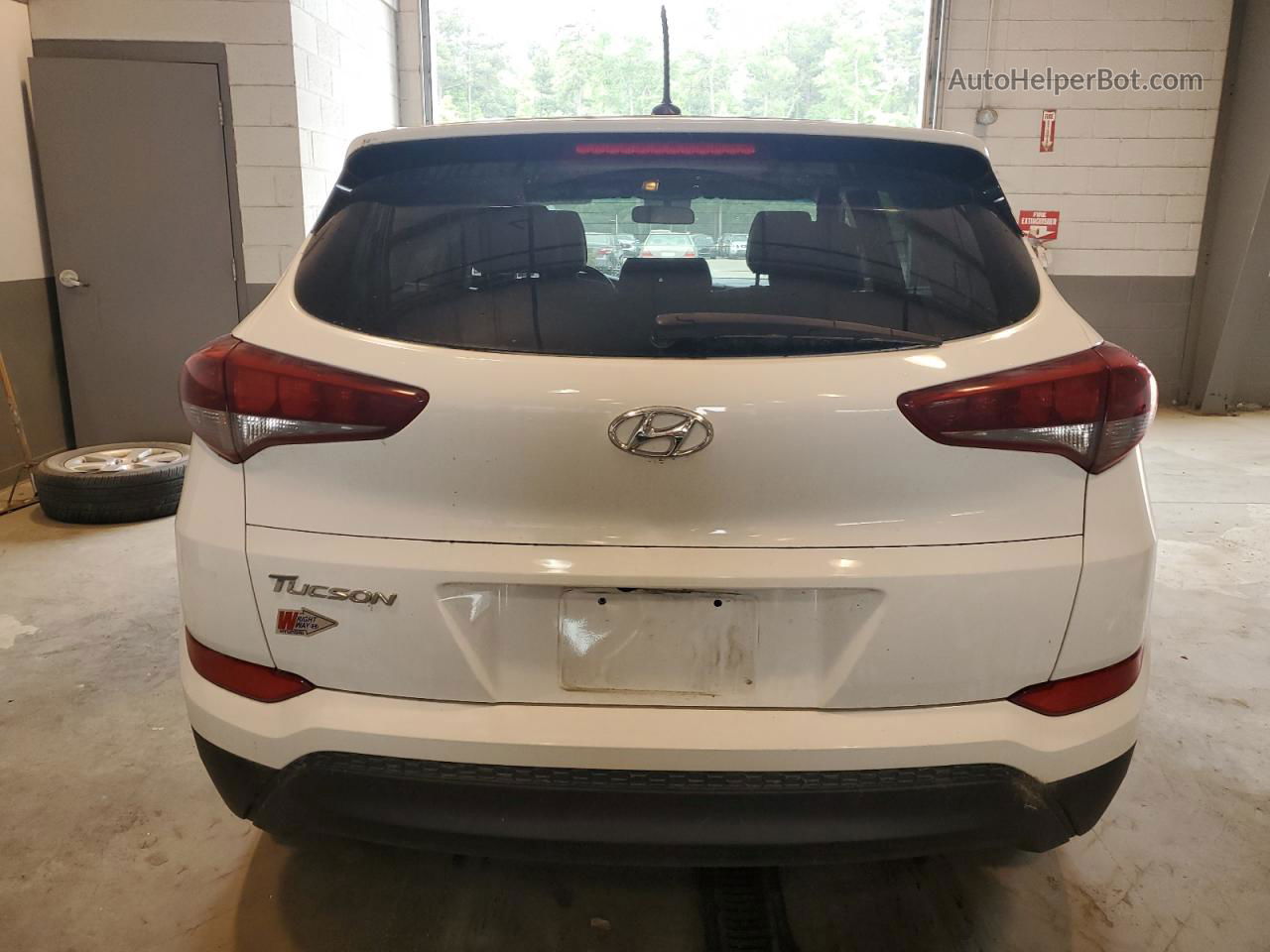 2017 Hyundai Tucson Se White vin: KM8J23A41HU565519