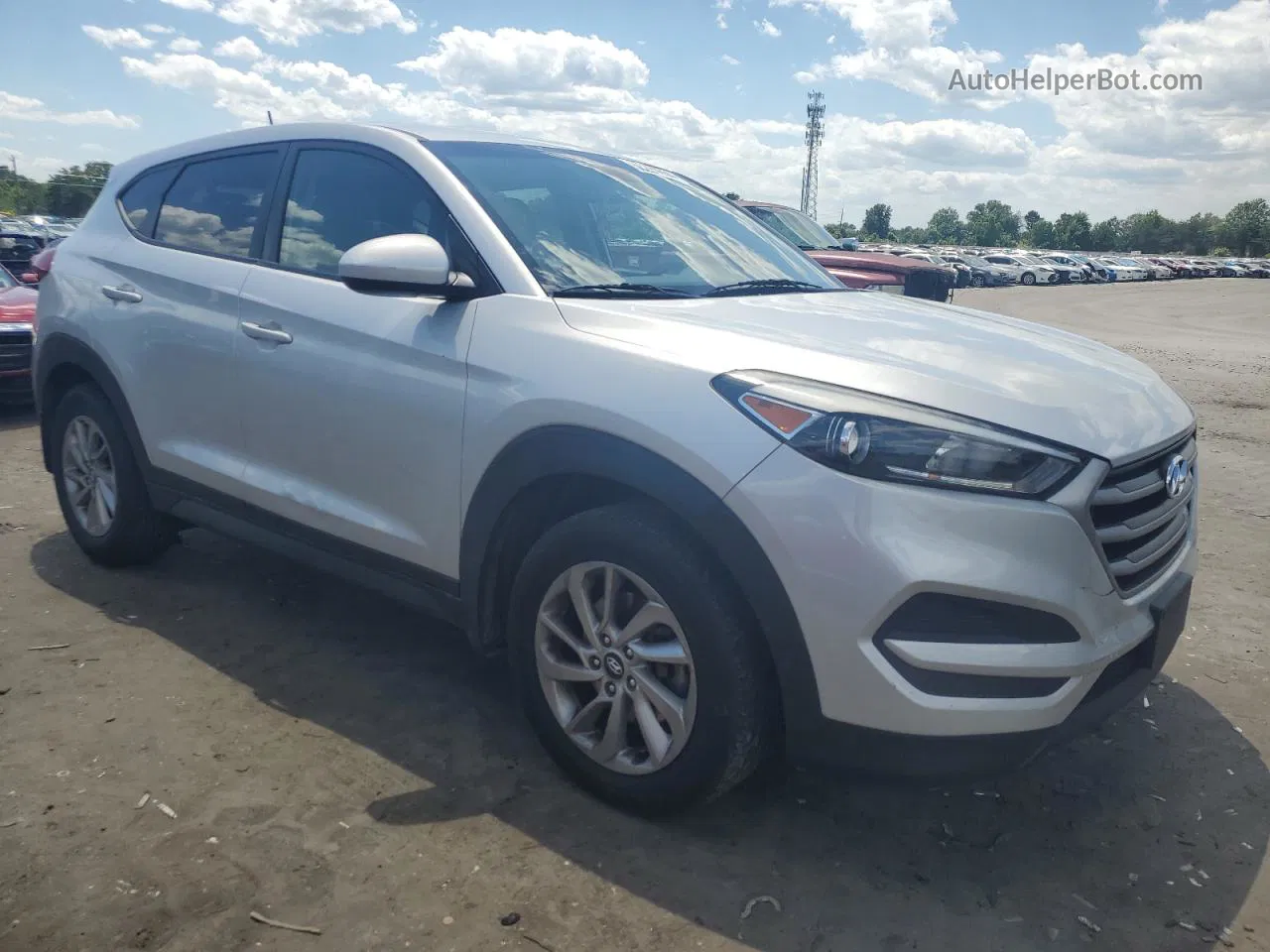 2017 Hyundai Tucson Se Серебряный vin: KM8J23A41HU580005