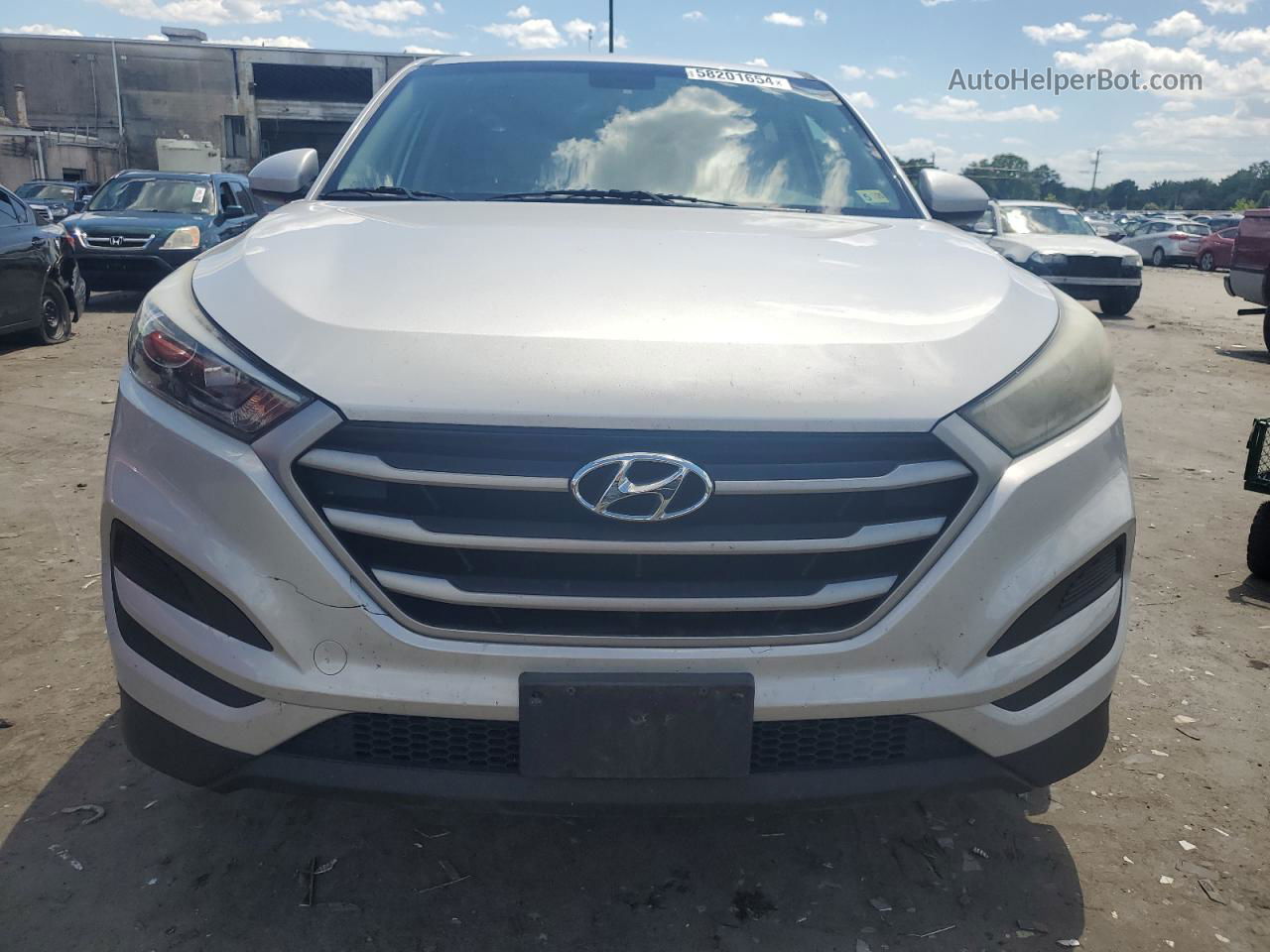 2017 Hyundai Tucson Se Silver vin: KM8J23A41HU580005