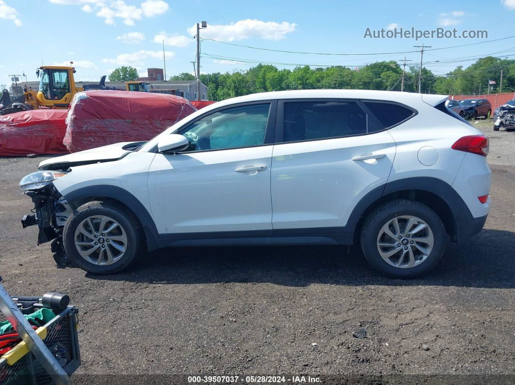 2018 Hyundai Tucson Se White vin: KM8J23A41JU773258