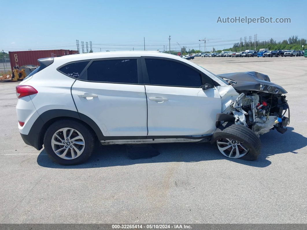 2017 Hyundai Tucson Se White vin: KM8J23A42HU386664