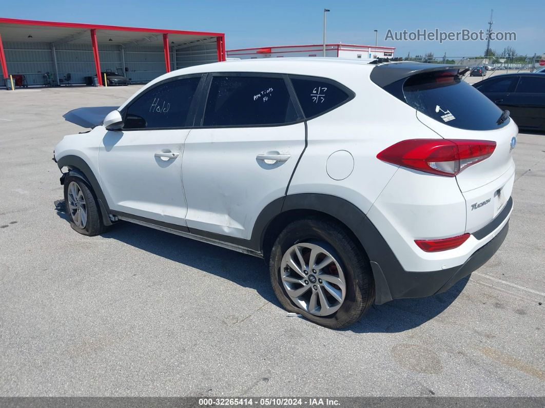 2017 Hyundai Tucson Se White vin: KM8J23A42HU386664