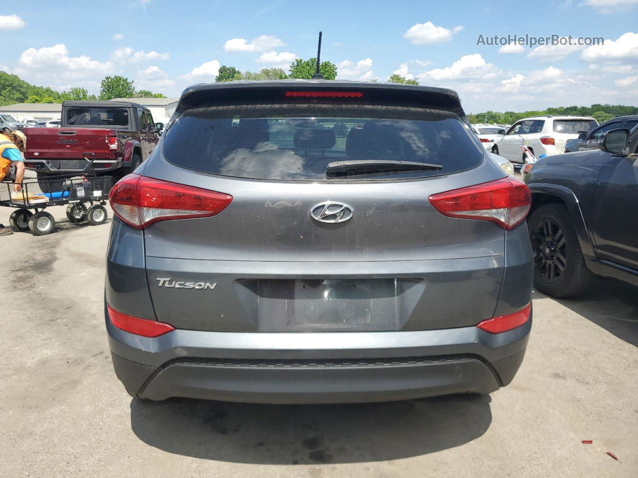 2017 Hyundai Tucson Se Угольный vin: KM8J23A42HU397213