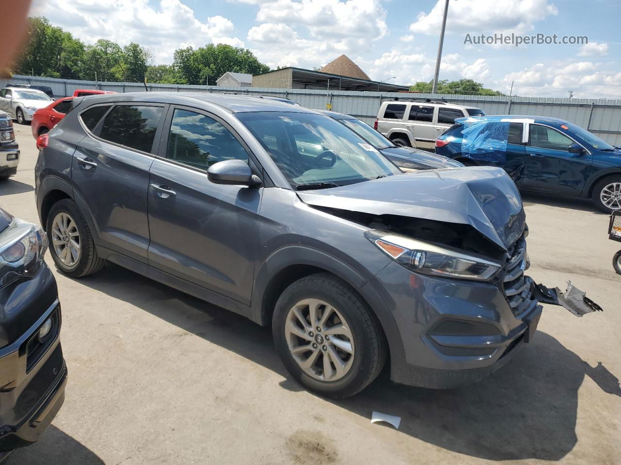 2017 Hyundai Tucson Se Угольный vin: KM8J23A42HU397213