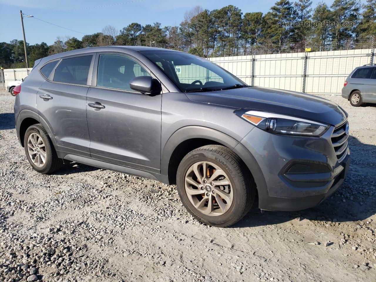 2017 Hyundai Tucson Se Charcoal vin: KM8J23A42HU419744