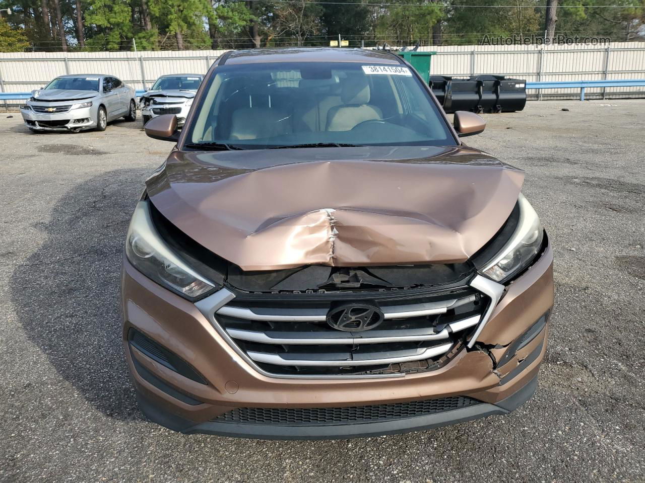 2017 Hyundai Tucson Se Brown vin: KM8J23A42HU477689