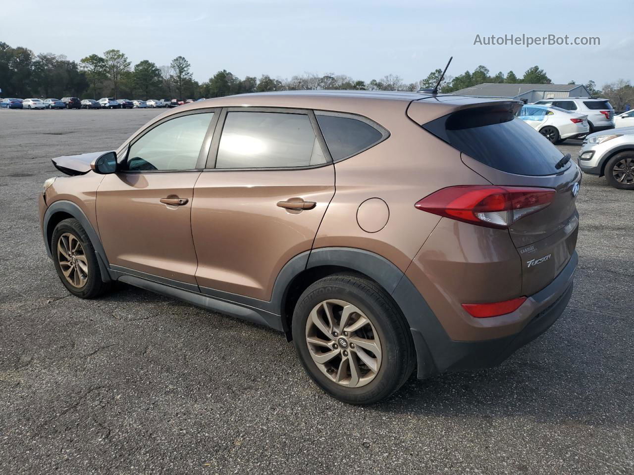 2017 Hyundai Tucson Se Brown vin: KM8J23A42HU477689