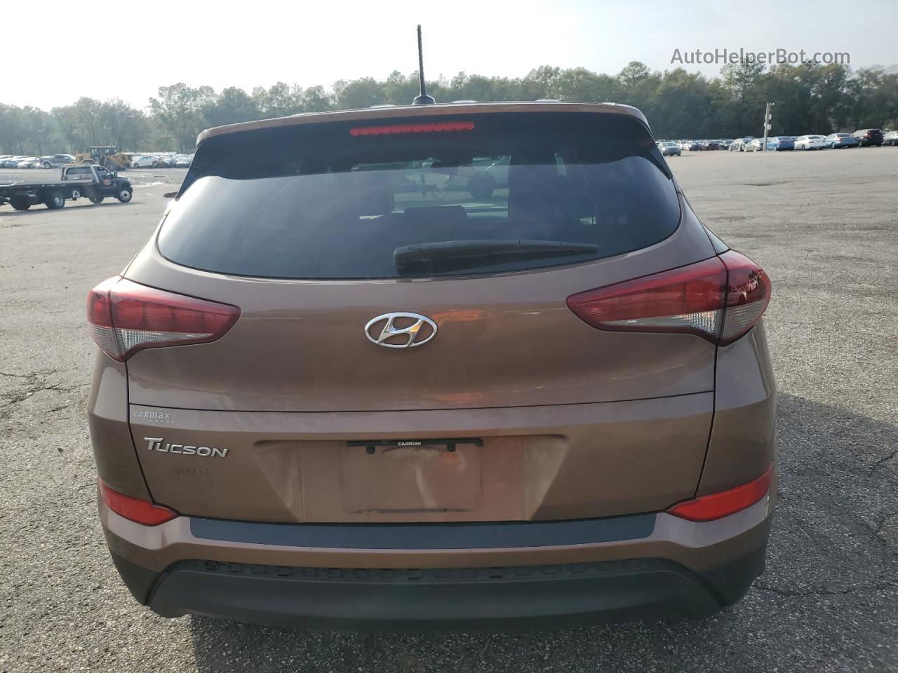 2017 Hyundai Tucson Se Brown vin: KM8J23A42HU477689