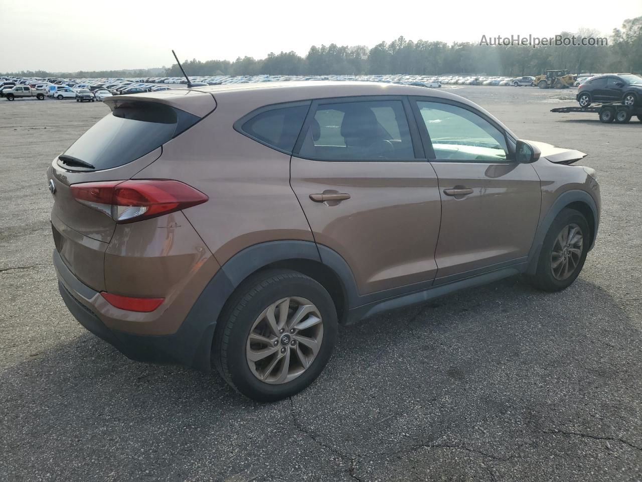 2017 Hyundai Tucson Se Brown vin: KM8J23A42HU477689