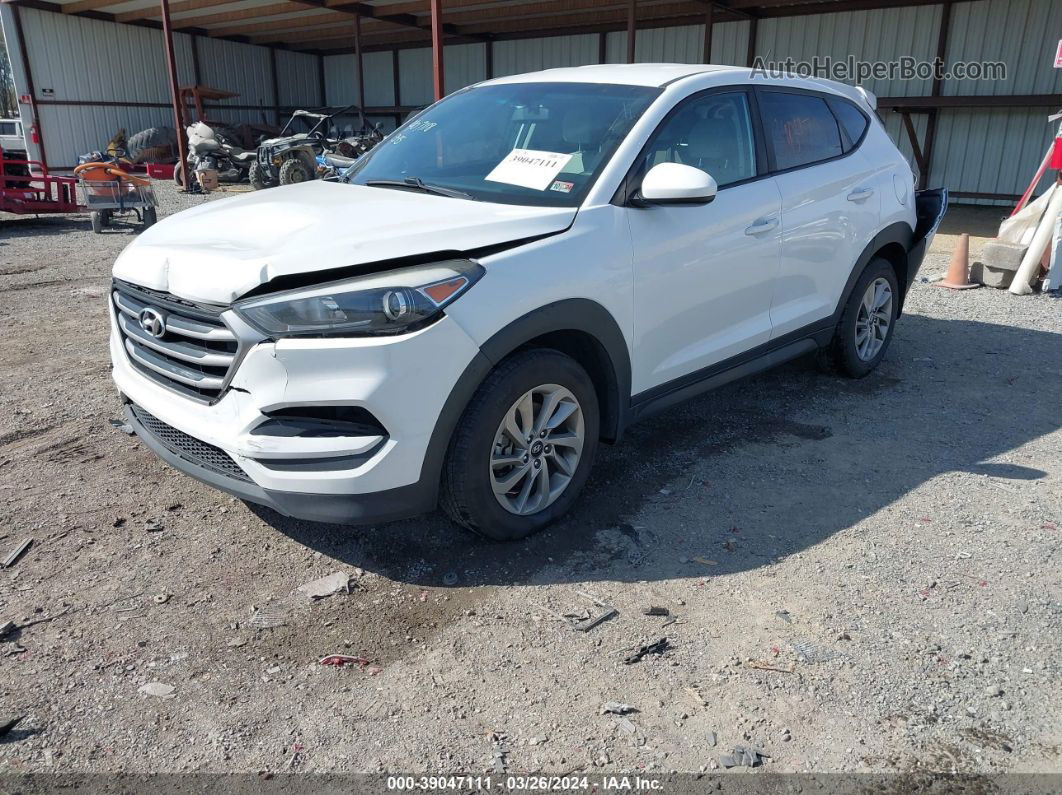 2018 Hyundai Tucson Se White vin: KM8J23A42JU727762