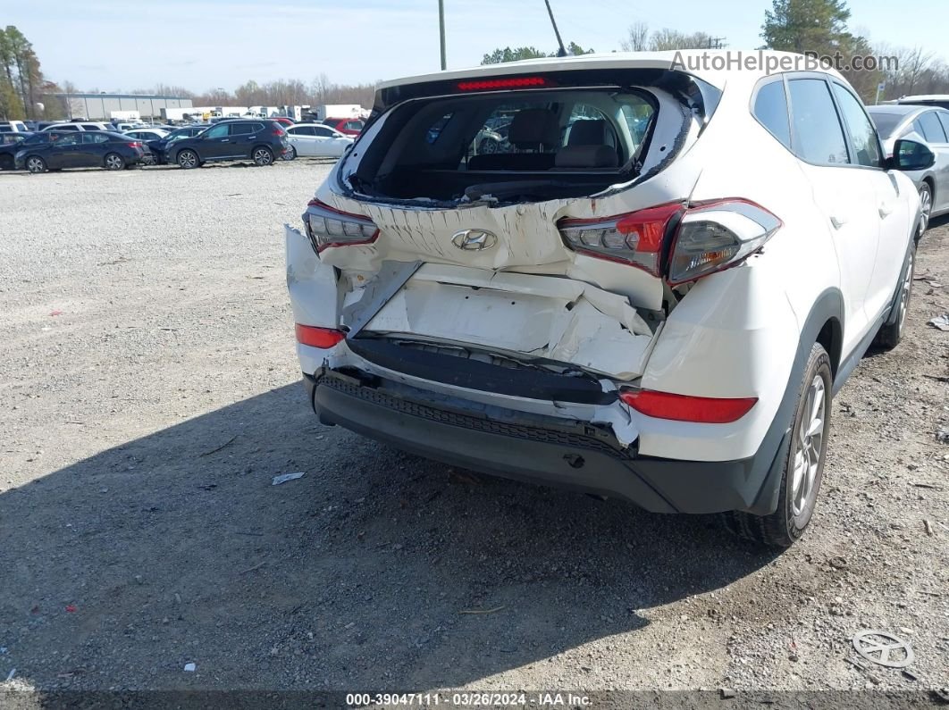 2018 Hyundai Tucson Se White vin: KM8J23A42JU727762