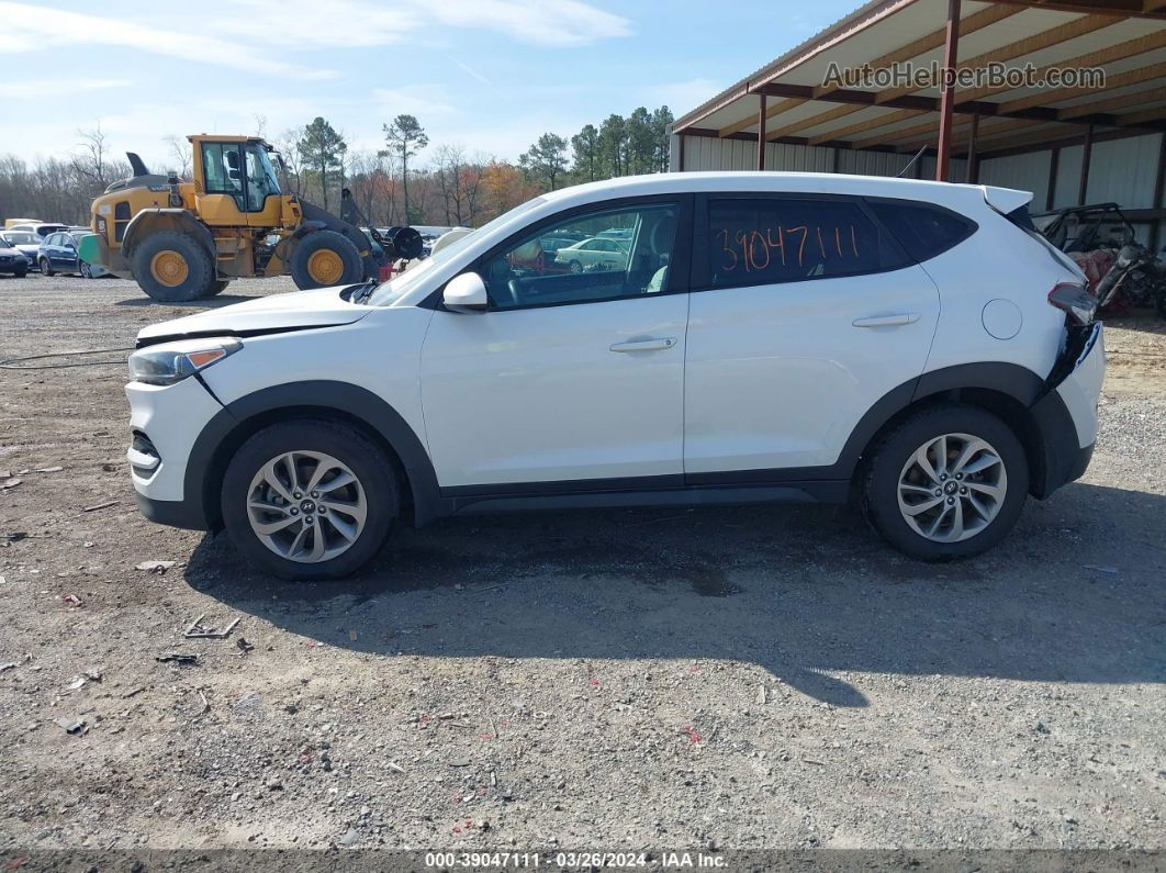 2018 Hyundai Tucson Se White vin: KM8J23A42JU727762