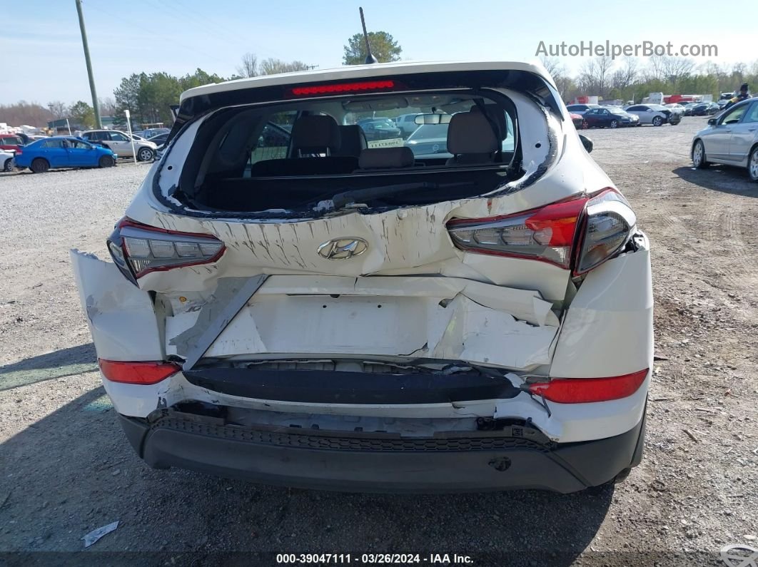 2018 Hyundai Tucson Se White vin: KM8J23A42JU727762