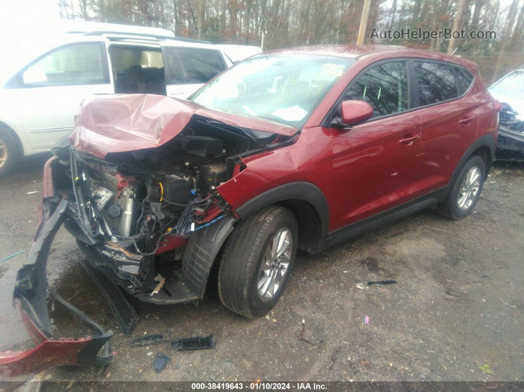 2018 Hyundai Tucson Se Maroon vin: KM8J23A42JU766738