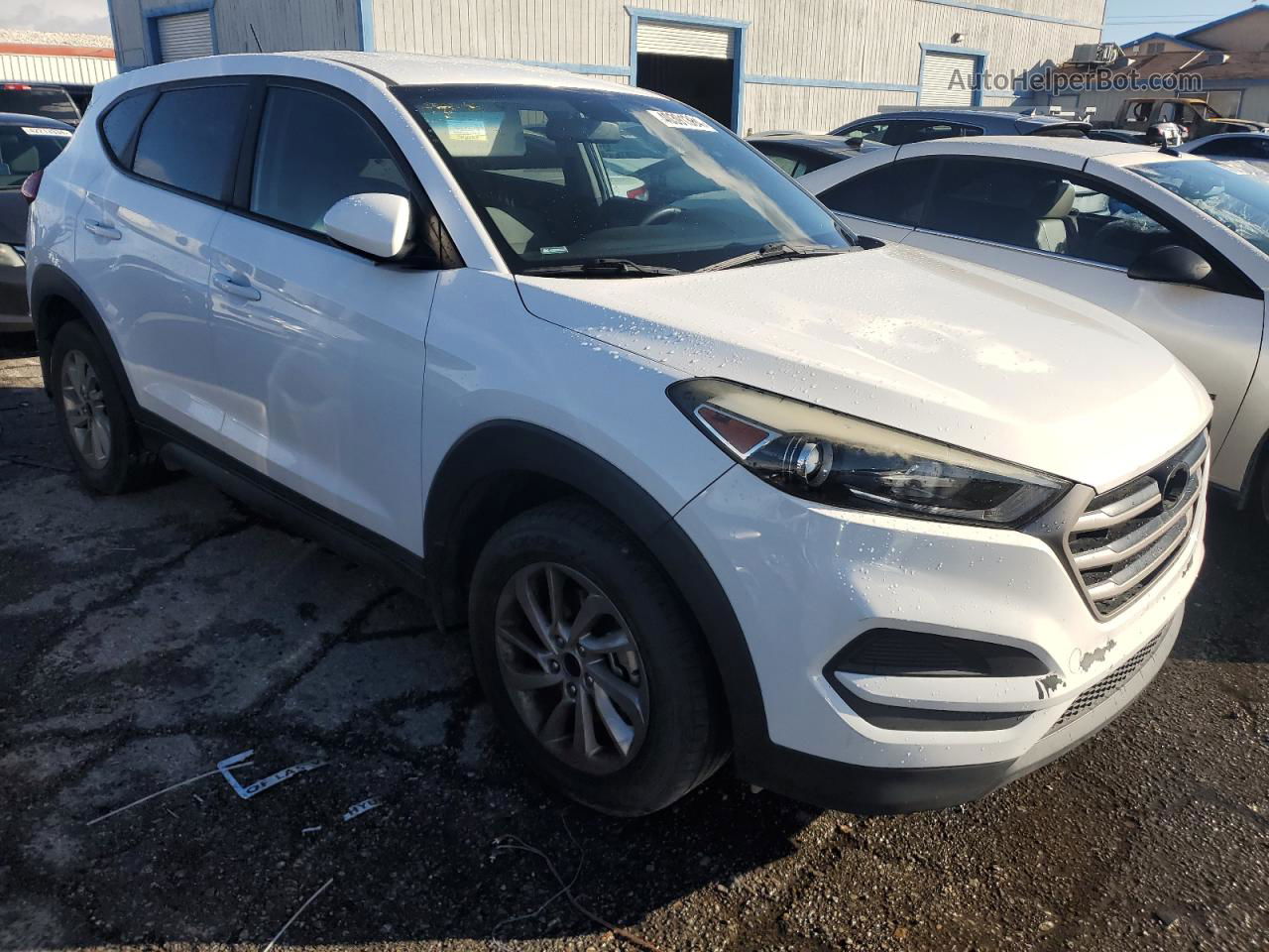 2016 Hyundai Tucson Se White vin: KM8J23A43GU161541