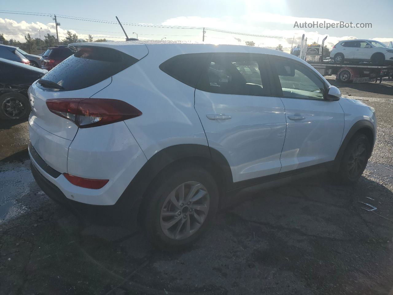 2016 Hyundai Tucson Se White vin: KM8J23A43GU161541