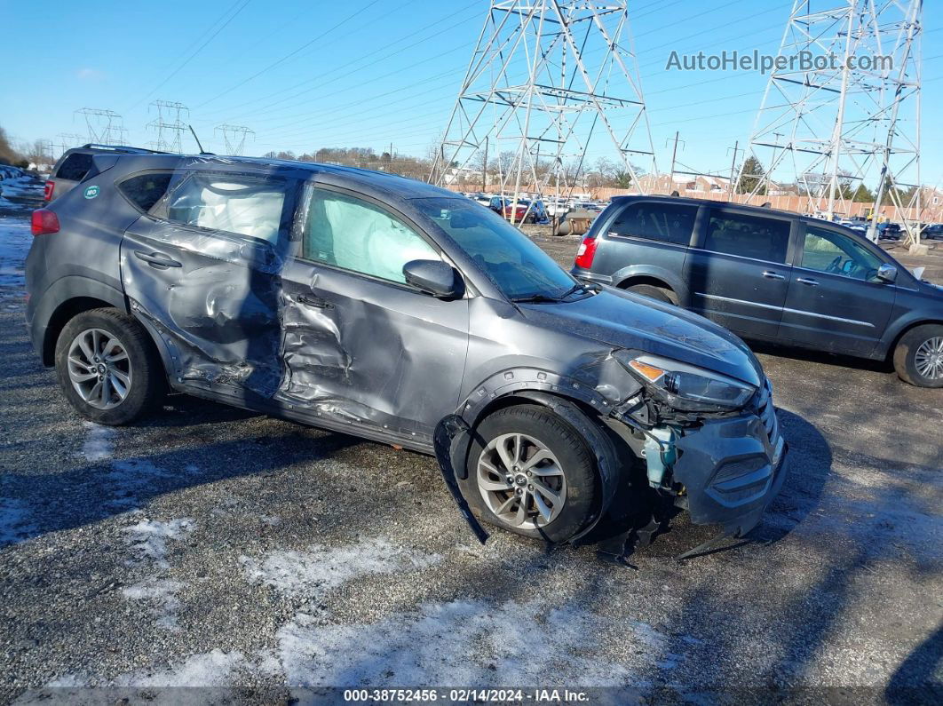 2016 Hyundai Tucson Se Gray vin: KM8J23A43GU180736