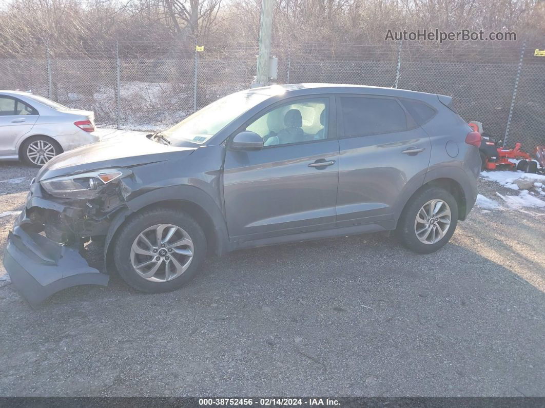 2016 Hyundai Tucson Se Gray vin: KM8J23A43GU180736