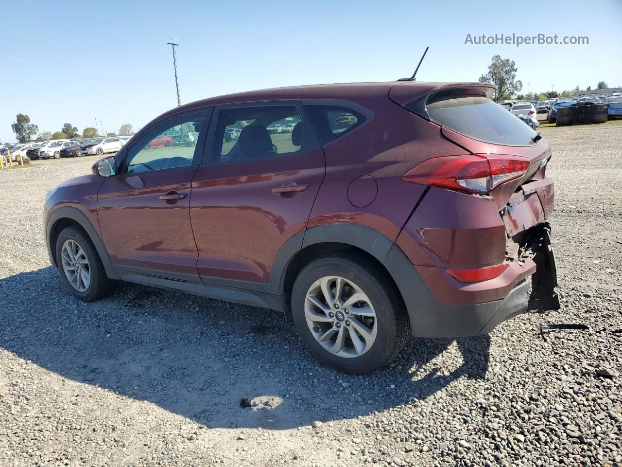 2017 Hyundai Tucson Se Burgundy vin: KM8J23A43HU376192