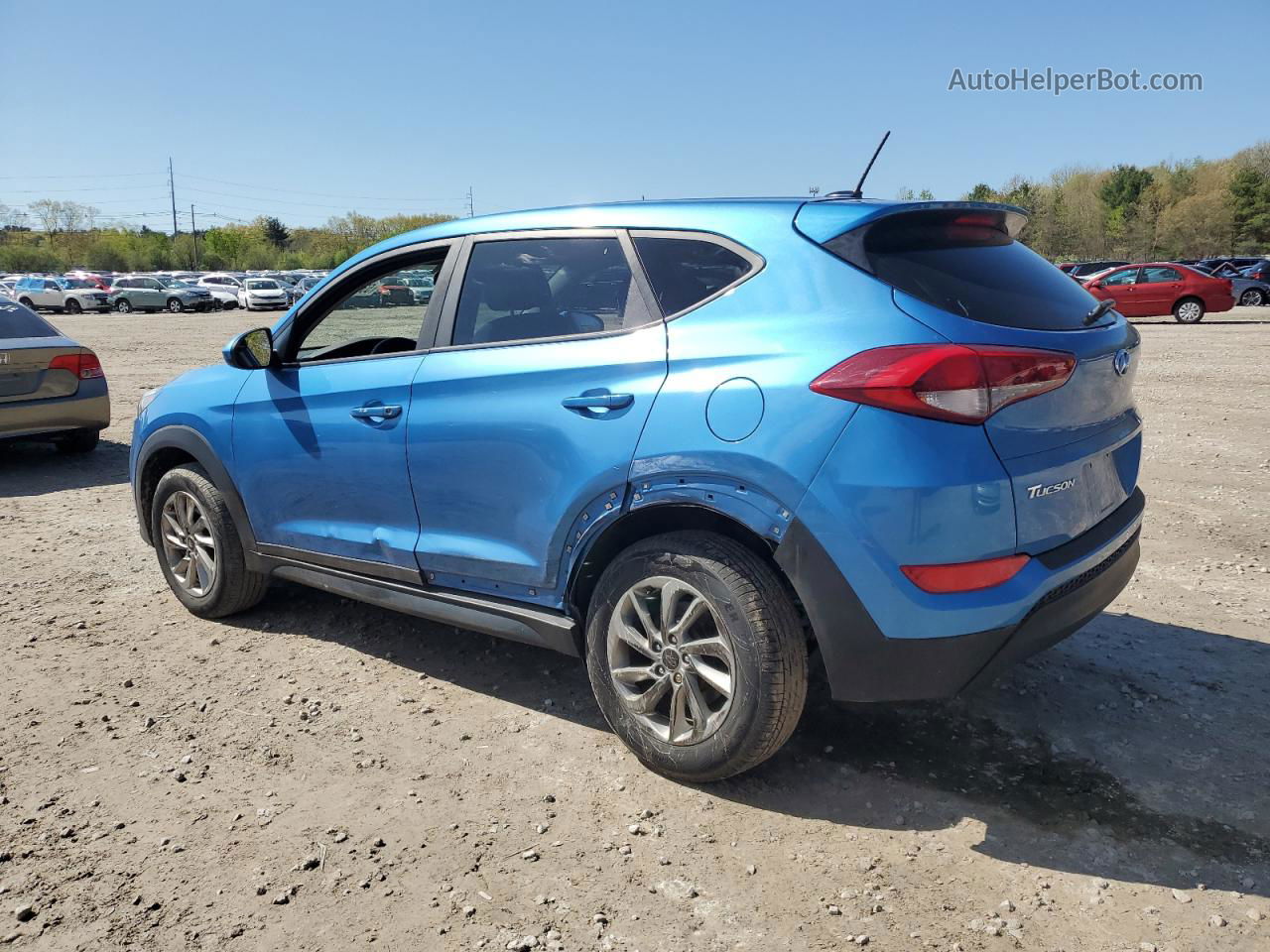 2017 Hyundai Tucson Se Blue vin: KM8J23A43HU396863