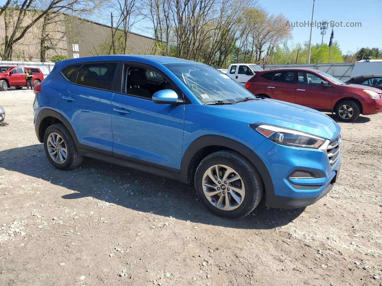 2017 Hyundai Tucson Se Blue vin: KM8J23A43HU396863