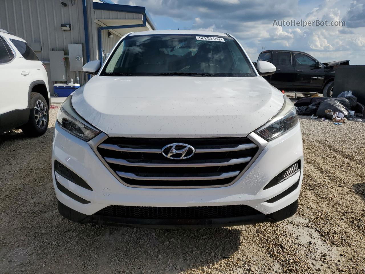 2017 Hyundai Tucson Se White vin: KM8J23A43HU470007