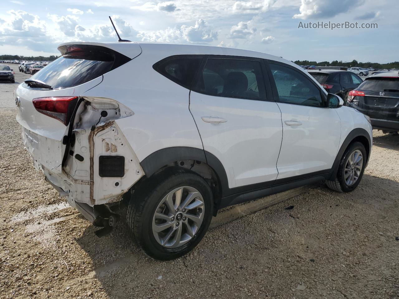 2017 Hyundai Tucson Se White vin: KM8J23A43HU470007