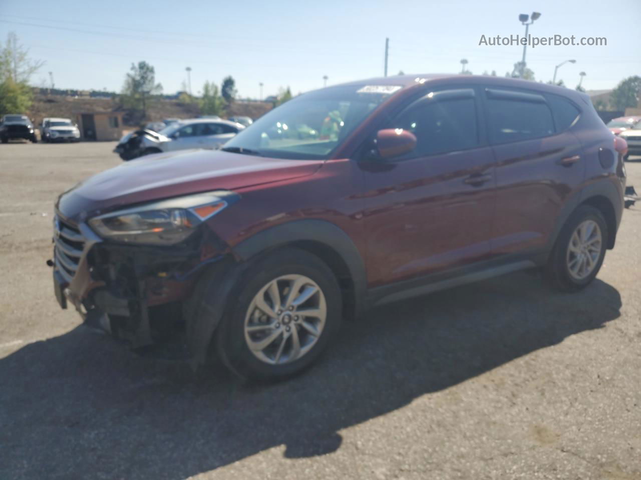 2017 Hyundai Tucson Se Burgundy vin: KM8J23A43HU509890