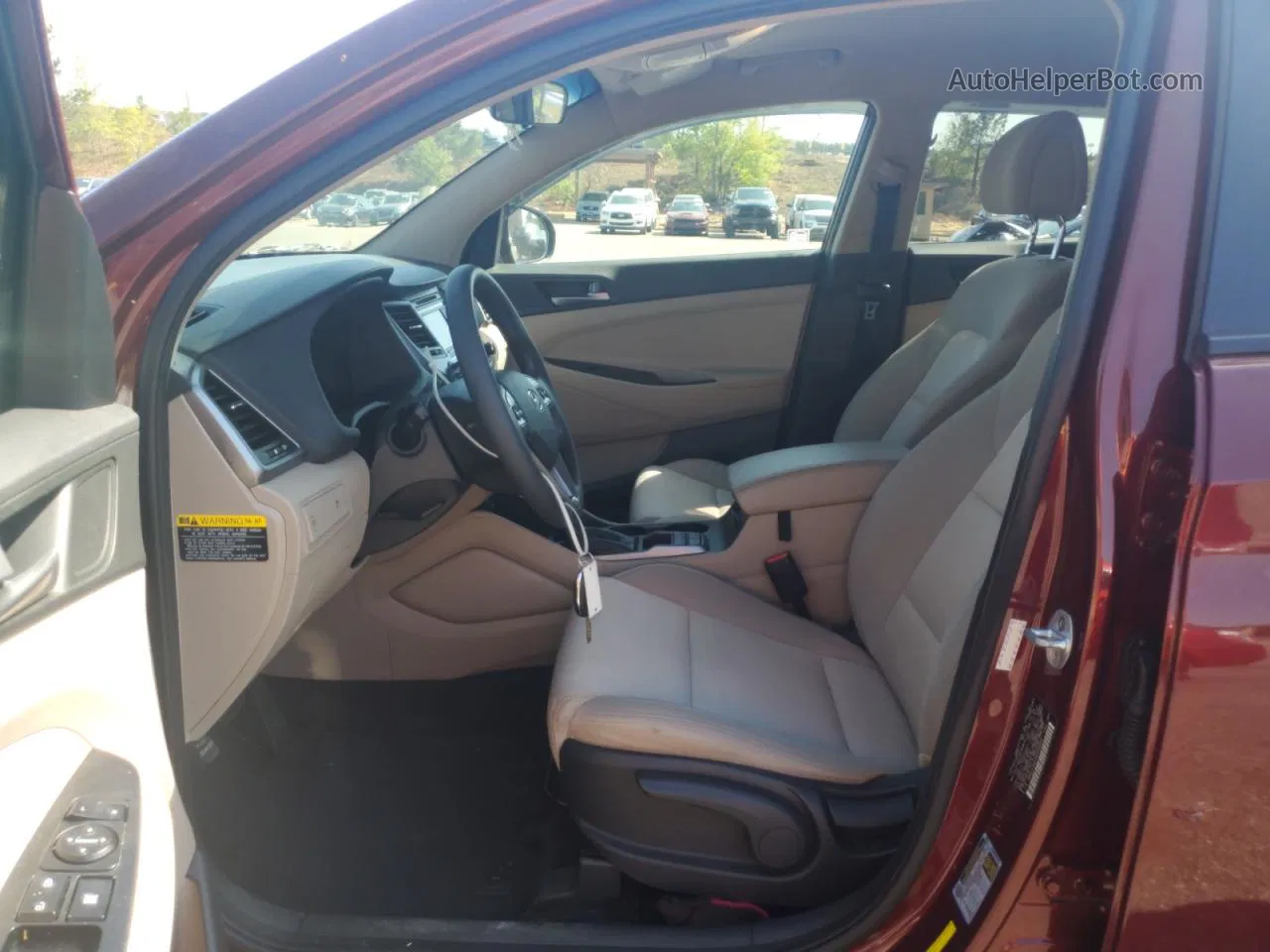 2017 Hyundai Tucson Se Burgundy vin: KM8J23A43HU509890