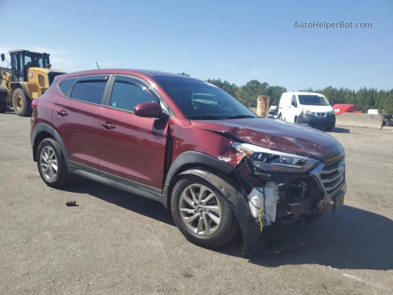 2017 Hyundai Tucson Se Burgundy vin: KM8J23A43HU509890