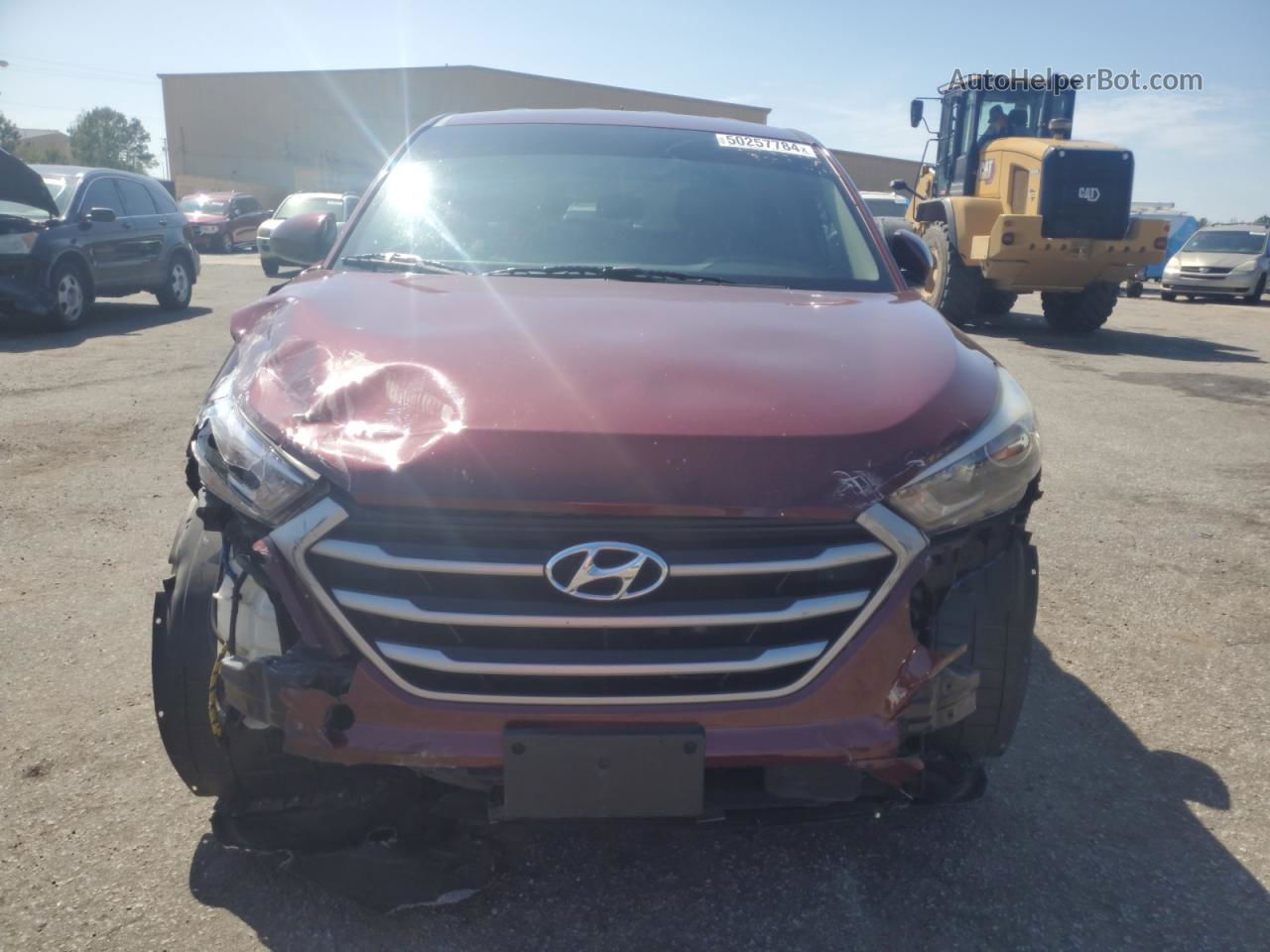 2017 Hyundai Tucson Se Burgundy vin: KM8J23A43HU509890