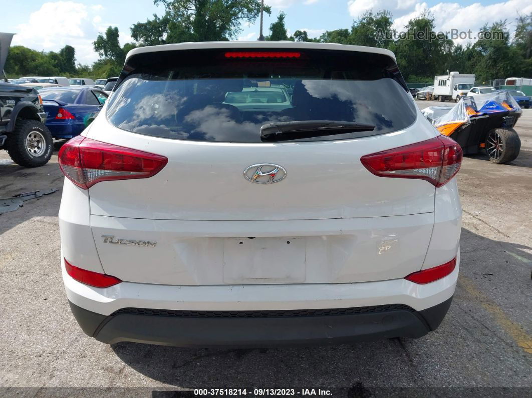 2018 Hyundai Tucson Se White vin: KM8J23A43JU765114