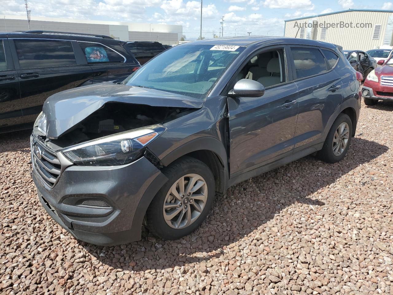 2016 Hyundai Tucson Se Charcoal vin: KM8J23A44GU128905