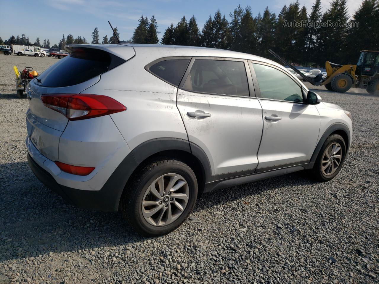 2017 Hyundai Tucson Se Silver vin: KM8J23A44HU297694