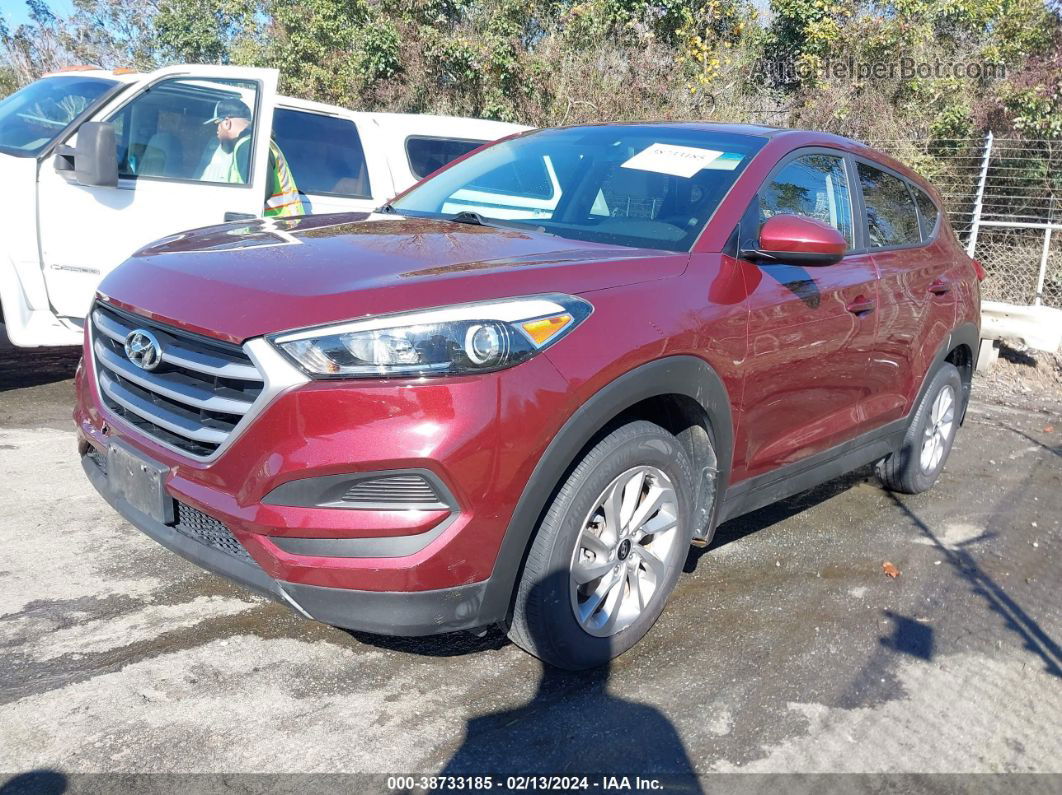 2017 Hyundai Tucson Se Burgundy vin: KM8J23A44HU411418