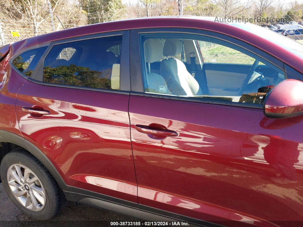 2017 Hyundai Tucson Se Burgundy vin: KM8J23A44HU411418