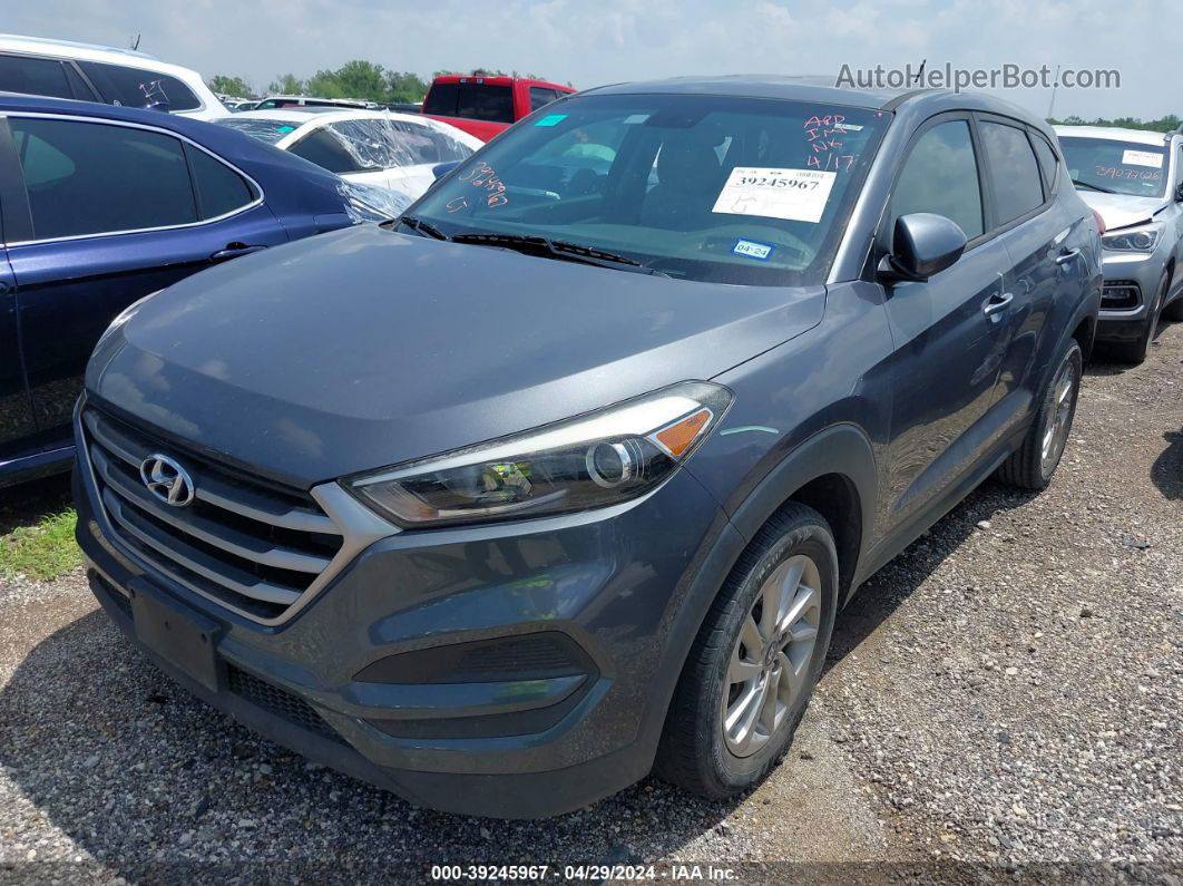 2017 Hyundai Tucson Se Gray vin: KM8J23A44HU487429